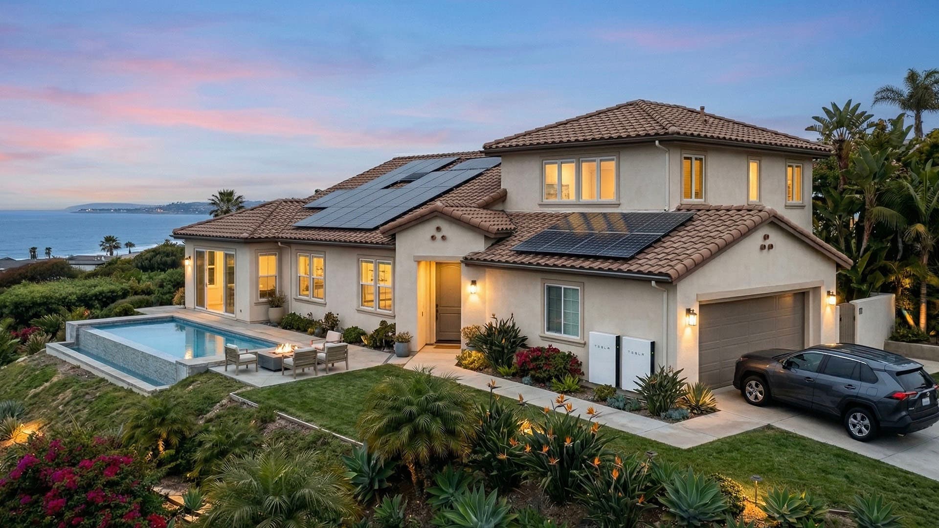 Colorado home with solar panels